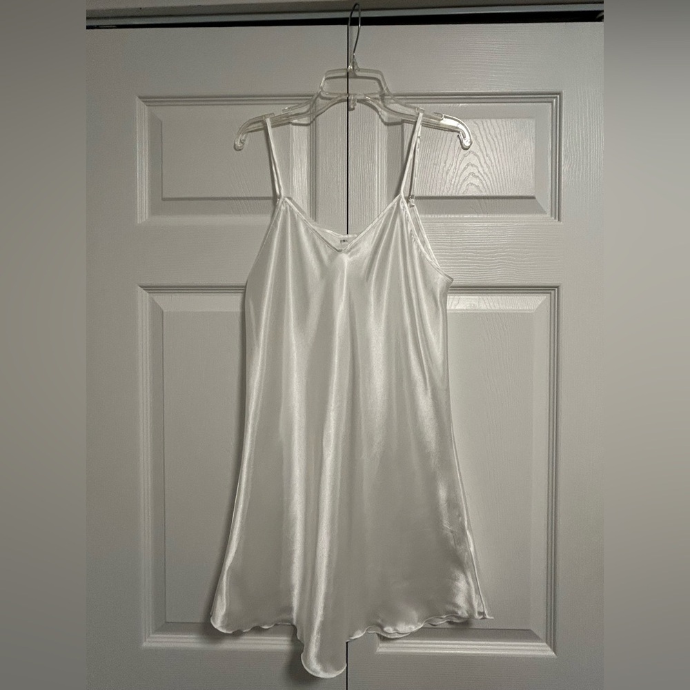 White Satin Slip